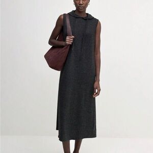 Sleeveless Charcoal Dress